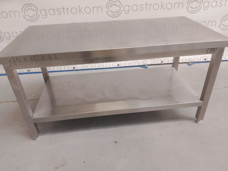Stół centralny z półką 120x60x62