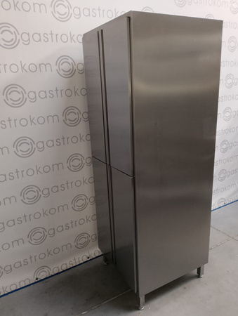 Szafa nierdzewna przelotowa 4 drzwi otwierane h-200