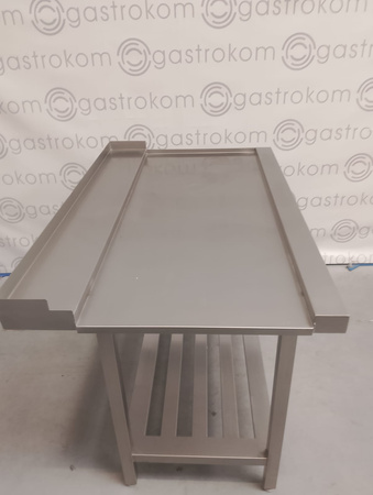 Stół wyładowczy prawy z półką gretingową 120x75x85