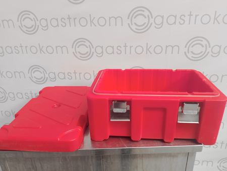 Pojemnik cateringowy termoizolacyjny 30l czerwony