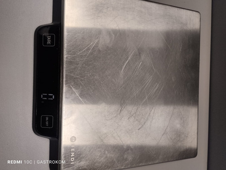 Waga kuchenna Hendi 580233 srebrny/szary 15 kg