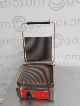 Kontakt grill pojedynczy ryflowany 742012