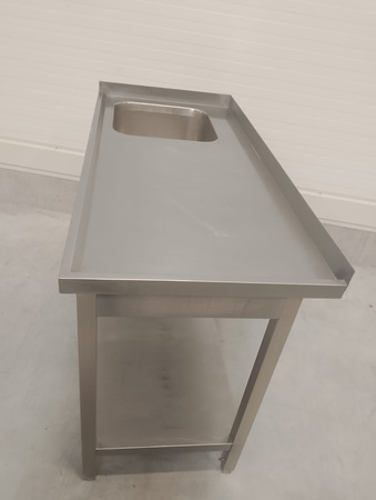 Stół ze zlewem L Rant T+L 130x60