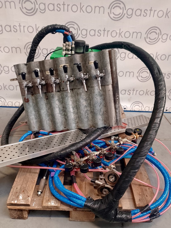 Schładzarka do piwa z nalewakami