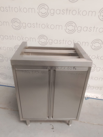 Stół roboczy drzwi skrzydłowe z blatem granitowym 77x57x104