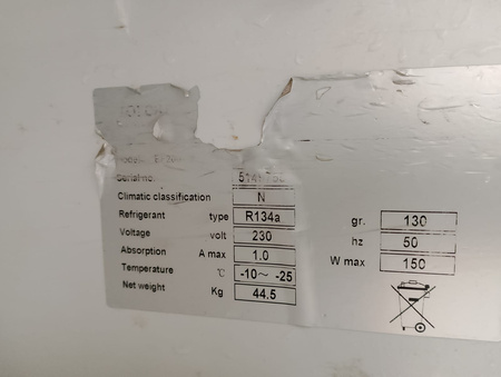 SZAFA MROŹNICZA PODBLATOWA FORCAR EF 200