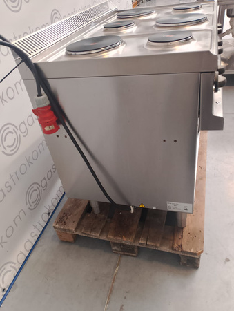 Kuchnia elektryczna 6 palnikowa na podstawie MBM E6A77
