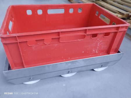 Wózek transportowy do pojemników EURO 600x400