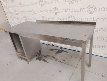 Stół przyścienny z szafką 170x60 