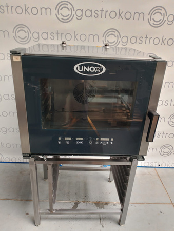Piec konwekcyjno parowy UNOX 5xGN 1/1 z podstawą
