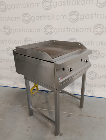 Płyta grillowa gazowa Fagor pół na pół z podstawą