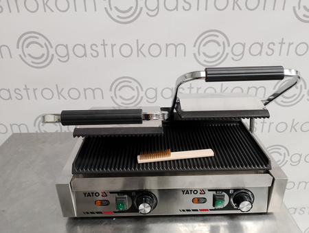 PODWÓJNY GRILL KONTAKTOWY RYFLOWANY 58CM YG-04560