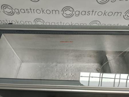 Zamrażarka skrzyniowa 570l, szklana pokrywa