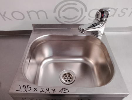 Umywalka nierdzewna zabudowana