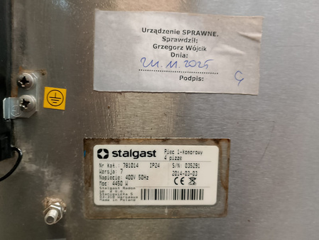 Piec do pizzy 1-komorowy Stalgast 781014