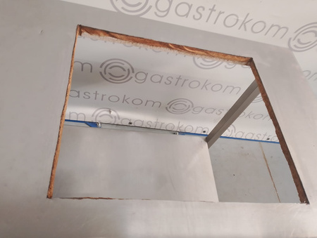 Stół z otworem na płytę grzewczą 182x70x85