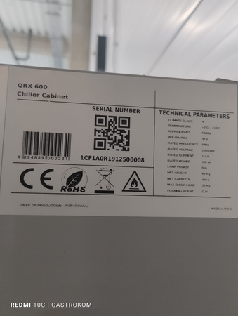 Szafa chłodnicza Szron QRX 600