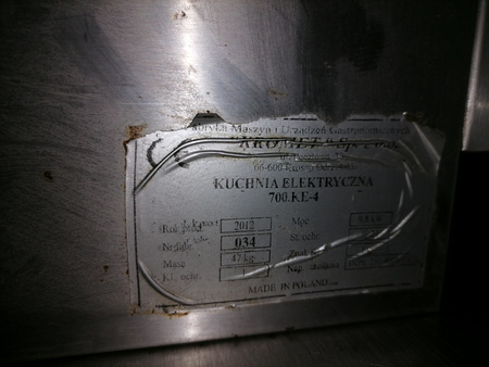 Kuchnia elektryczna Kromet 700.KE-4