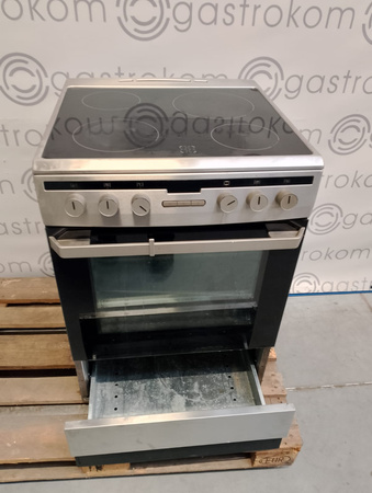 Kuchnia Amica 618CE 3.434 HTaKDQ(W) (Płyta Ceramiczna - Piekarnik Elektryczny)