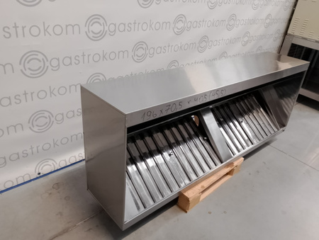 OKAP GASTRONOMICZNY 196x70 PRZYŚCIENNY SKRZYNIOWY