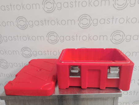 Pojemnik cateringowy termoizolacyjny 30l czerwony