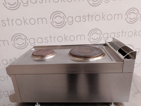 Kuchnia elektryczna 2-palnikowa DEXION nastawna