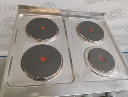 KUCHNIA ELEKTRYCZNA Z PÓŁKĄ 4-PŁYTOWA