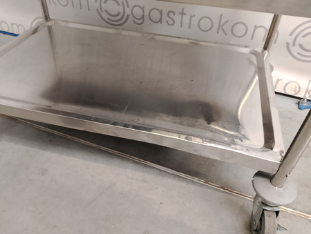 Wózek kelnerski 5-półkowy ze stali nierdzewnej