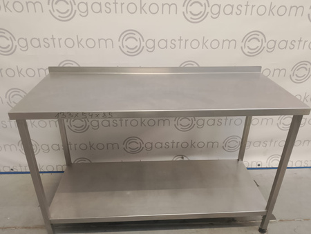 Stół z półką 133x54