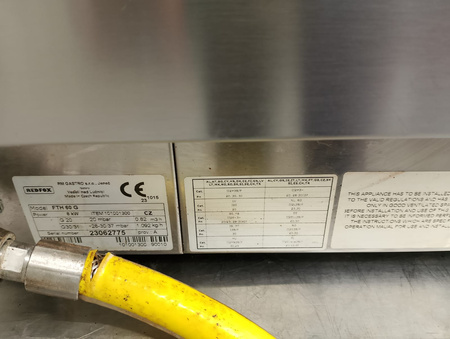 Płyta grillowa gazowa gładka RedFox FTH 60 G