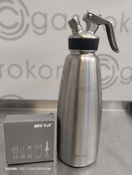 Syfon do bitej śmietany MOSA 1l 500350