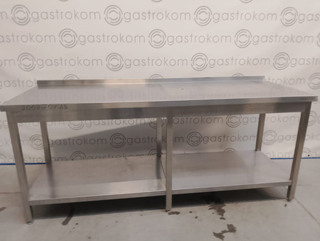 Stół z półka 200x70