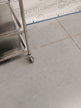 Wózek kelnerski 5-półkowy ze stali nierdzewnej