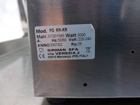 Kontakt grill podwójny ryflowany Sirmann PD RR-RR